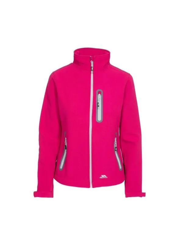 Hallie Women's Softshell Jacket - Cassis | Windproof Softshell Jacket for Women by Trespass