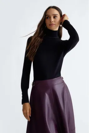 LIU JO TURTLENECK TOP DENIM