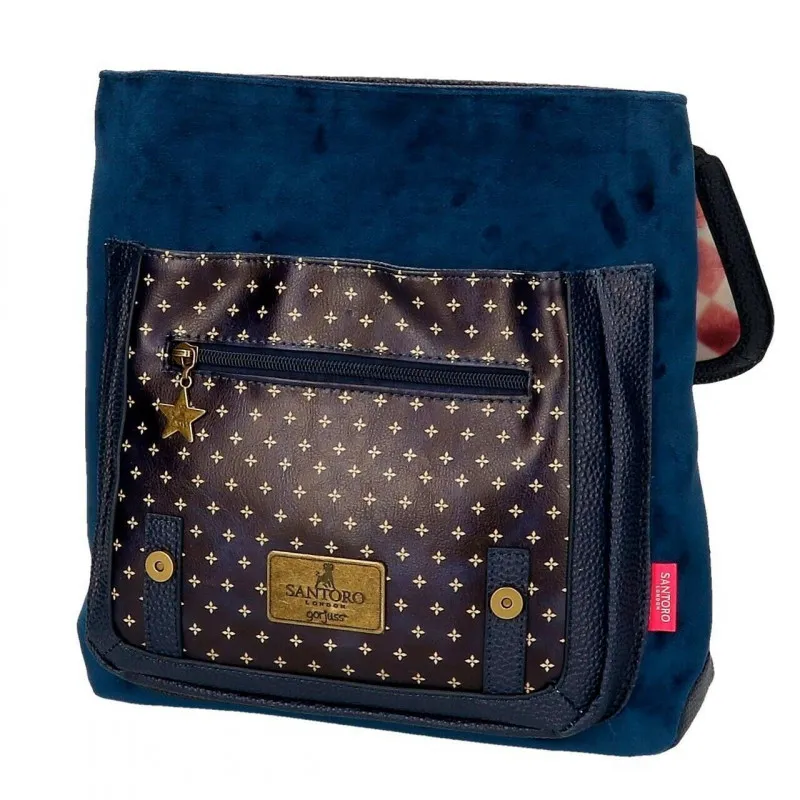 MOON BUTTONS GORJUSS SANTORO LONDON Original Shoulder Backpack with Rear Zip Pocket