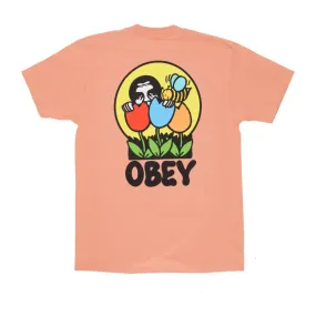 Obey Was Here Classic Tee for Men in Citrus Color
