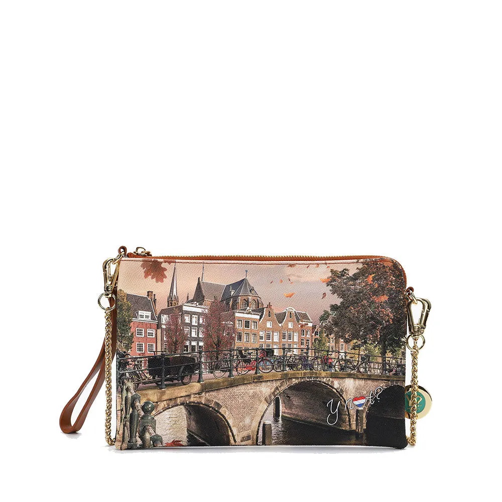 Y NOT- Borsa Donna Pochette con Tracolla YES-303 Autumn River.