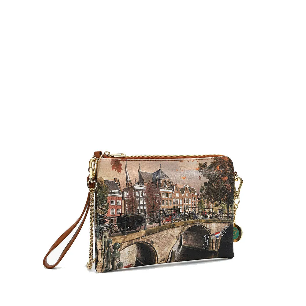 Y NOT- Borsa Donna Pochette con Tracolla YES-303 Autumn River.