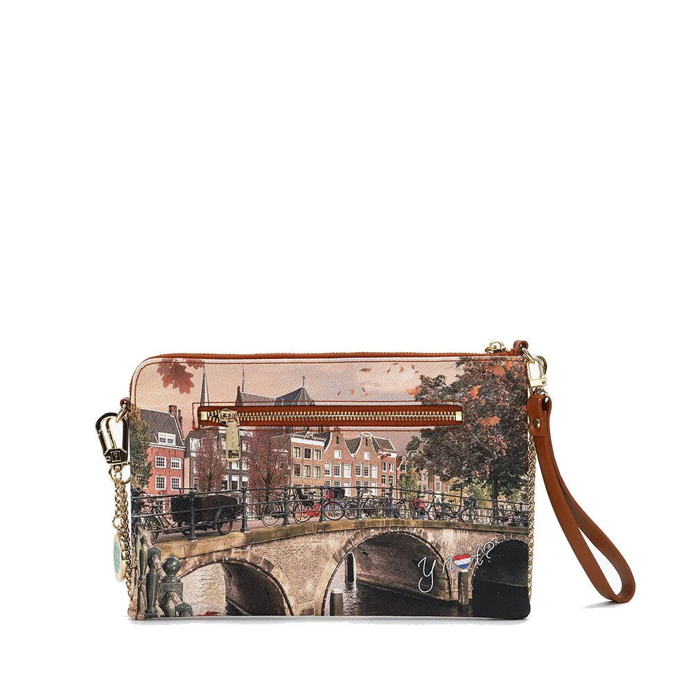 Y NOT- Borsa Donna Pochette con Tracolla YES-303 Autumn River.